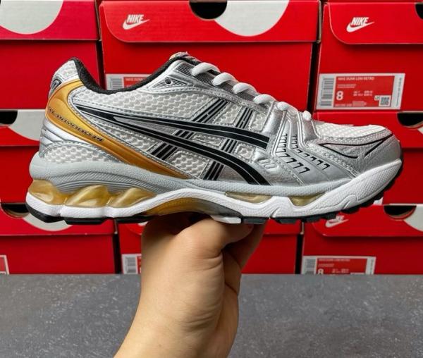 Asics Gel Kayano 14 White Pure Gold