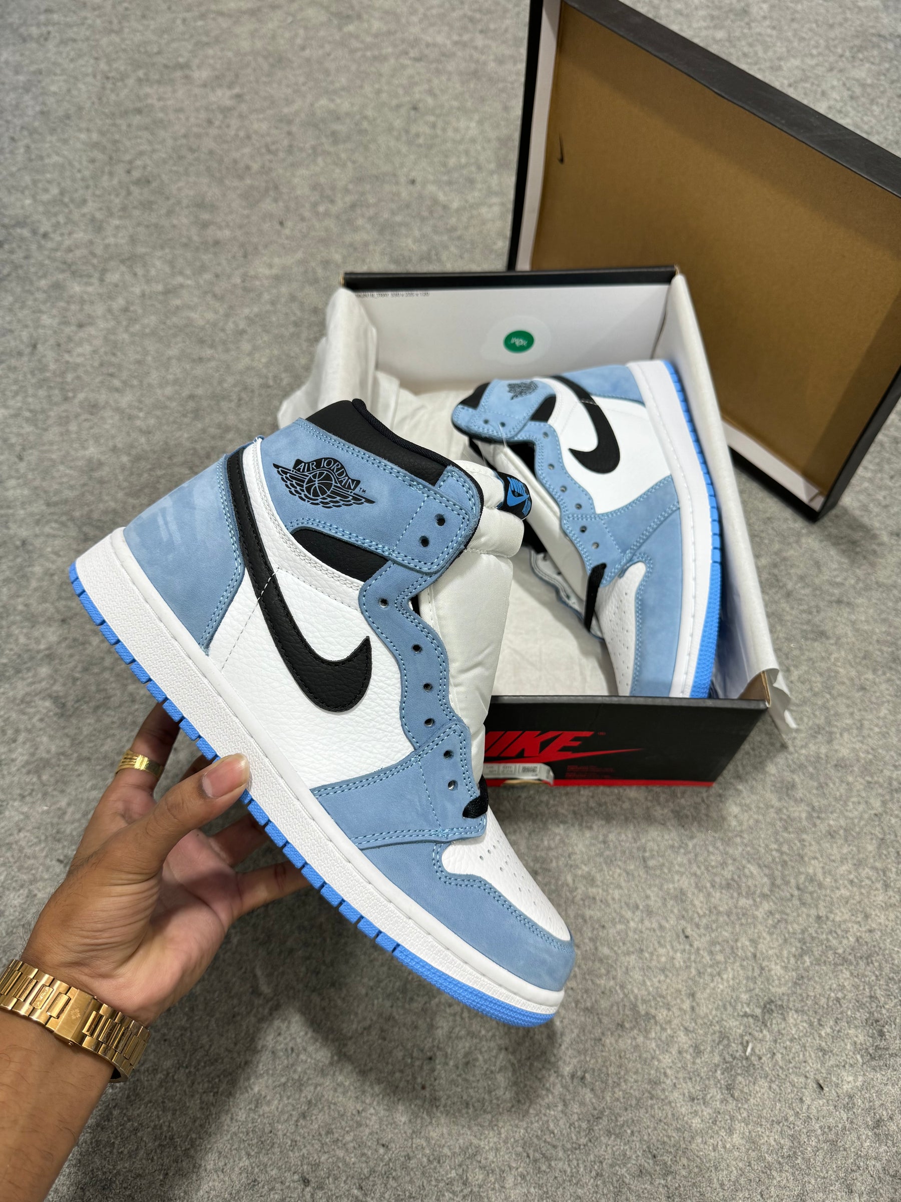 AJ 1 High 'University Blue' (UA)