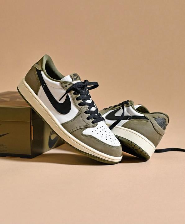 AJ1 Low Medium Olive
