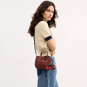Coach City Tote Bag Mini Maroon
