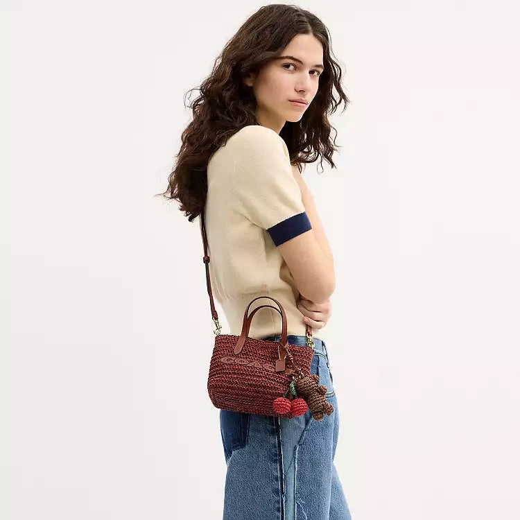 Coach City Tote Bag Mini Maroon