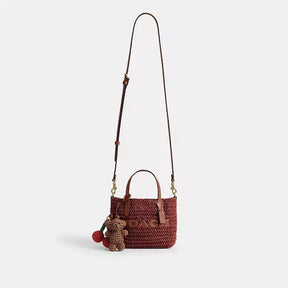 Coach City Tote Bag Mini Maroon