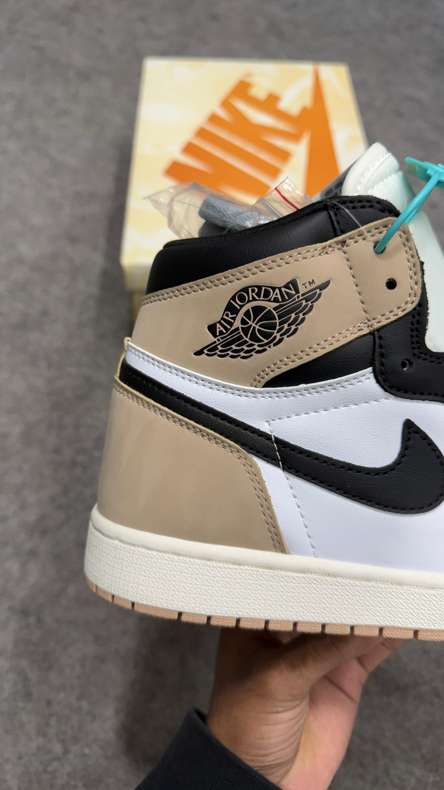 AJ 1 High 'Latte' (UA)