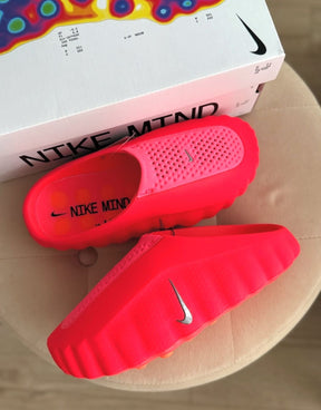 Nike Mind 001 Solar Red Mules