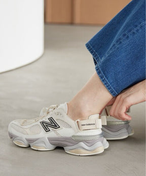 New Balance 9060 Off white Mule