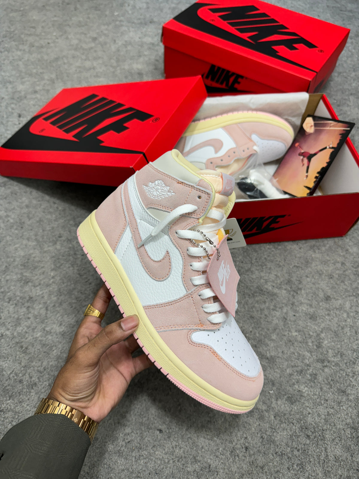 AJ1 High 'Washed Pink' (womens)