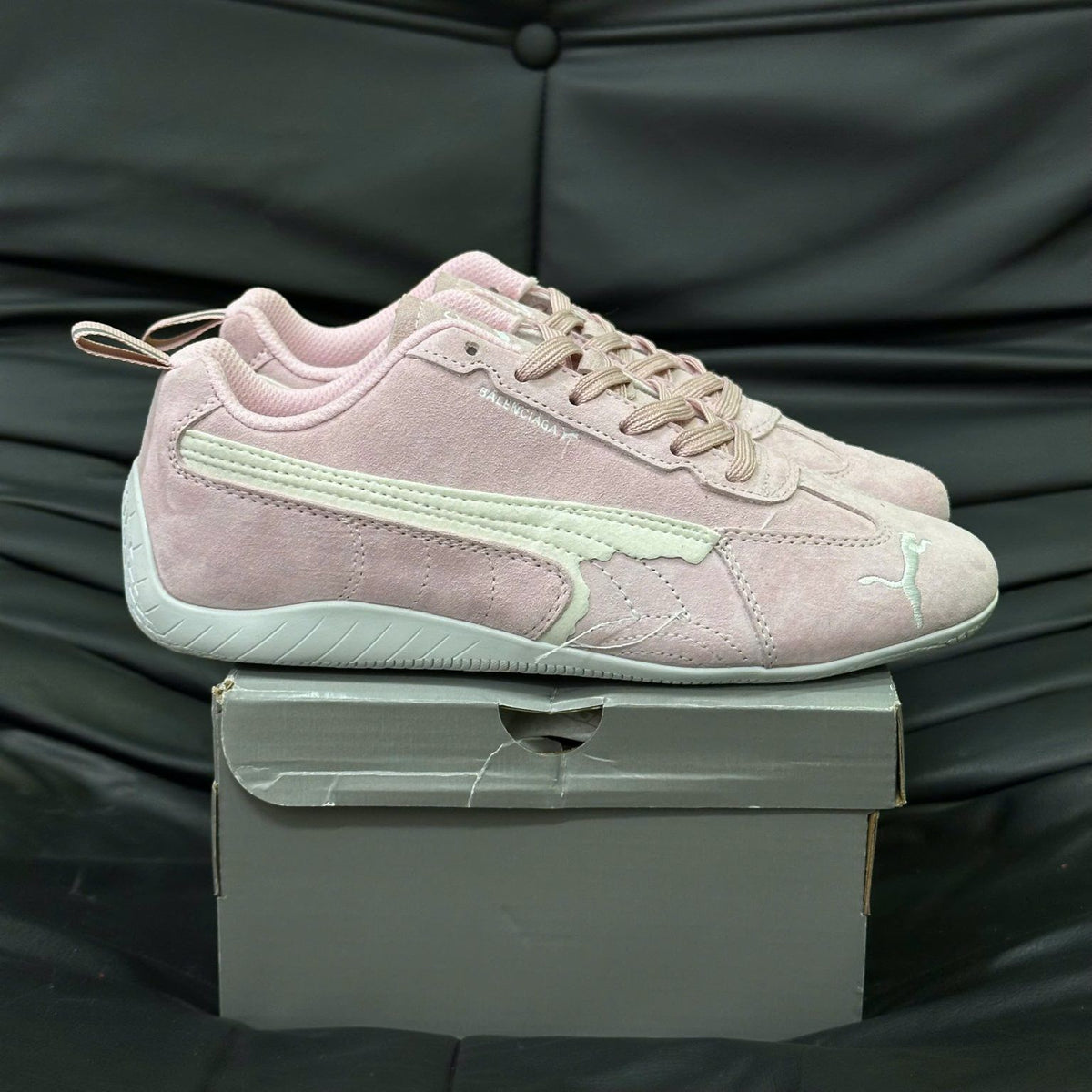 Puma x Balenciaga Speedcat Suede Distressed 'PINK'💗