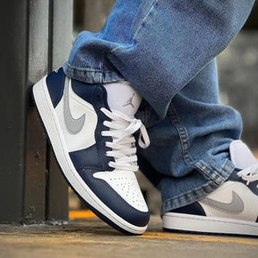 AJ1 Low 'Midnight Navy Wolf Grey'