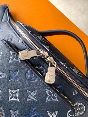 Louis Vuitton Rush Navy Blue Bumbag Monogram Heritage