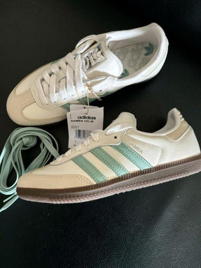 Adidas Samba White Hazy Green