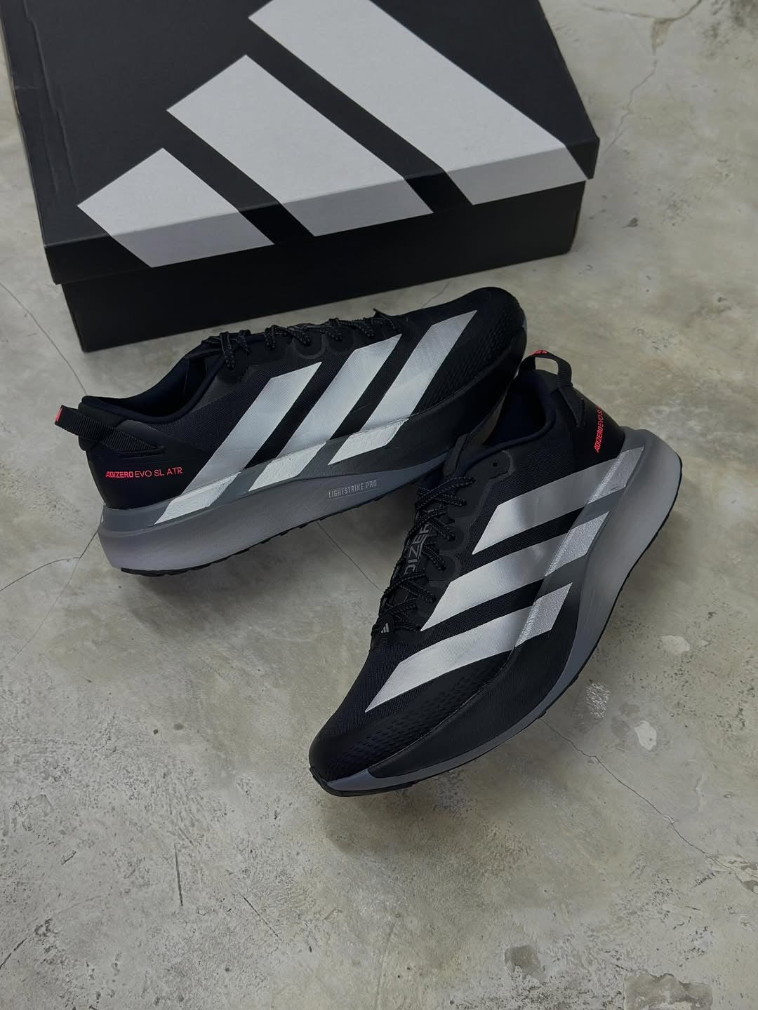 Adidas Adizero Evo SL ATR Black Metallic Silver