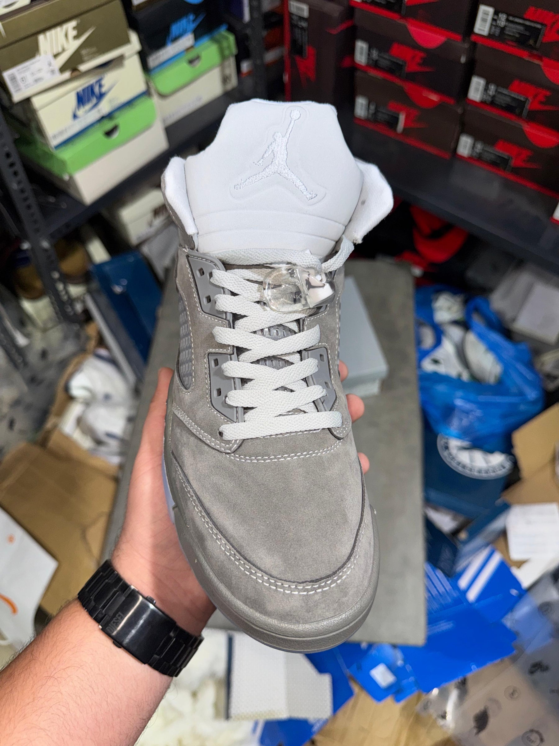 Retro 5 'Wolf Grey'
