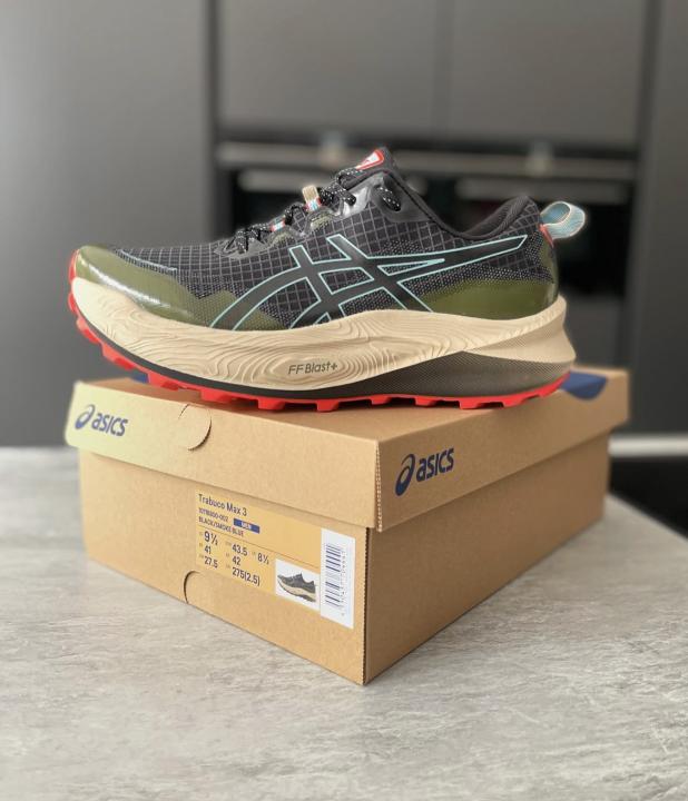 Asics Trabuco Max 3 Black Smoke Blue