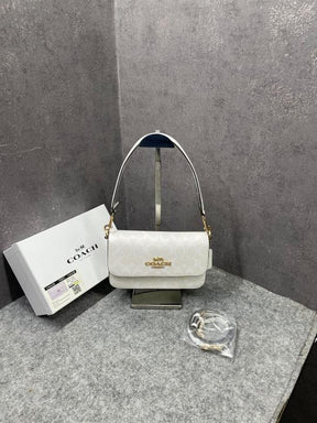 Coach Brynn C4 Shoulder Bag Signature Canvas