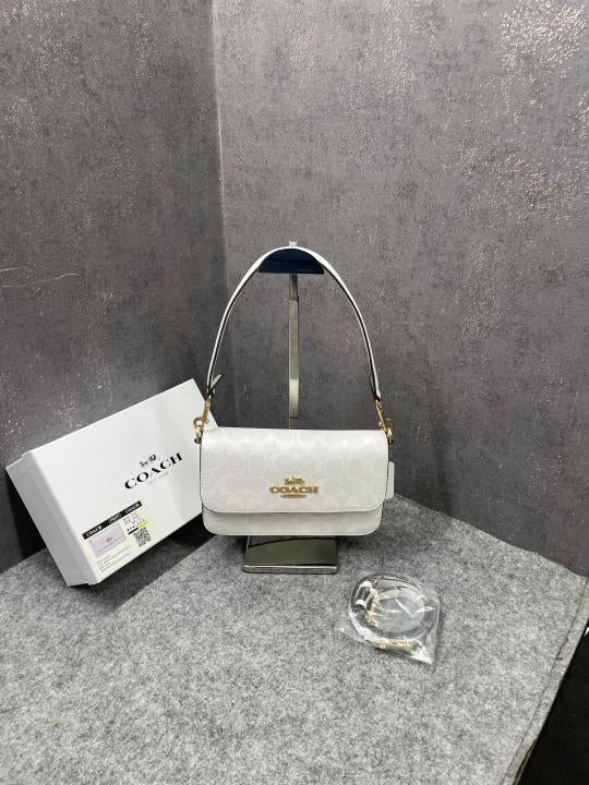 Coach Brynn C4 Shoulder Bag Signature Canvas