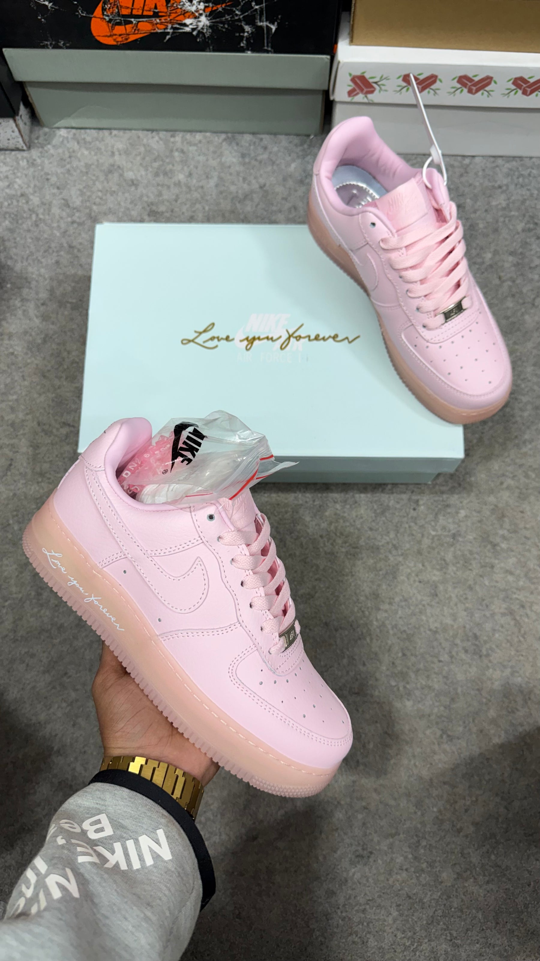 Air Force 1 Nocta Drake Love You Forever 'Pink'🩷