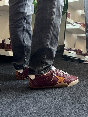 Golden Goose True Star Burgundy