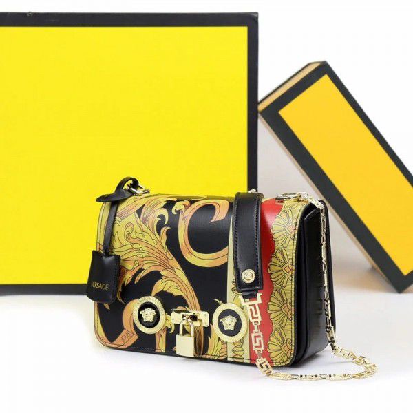 Versace Jeans Couture Barocco Print Shoulder Bag