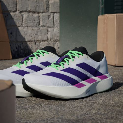 Adidas Adizero Evo SL ‘WHITE PURPLE LIME’