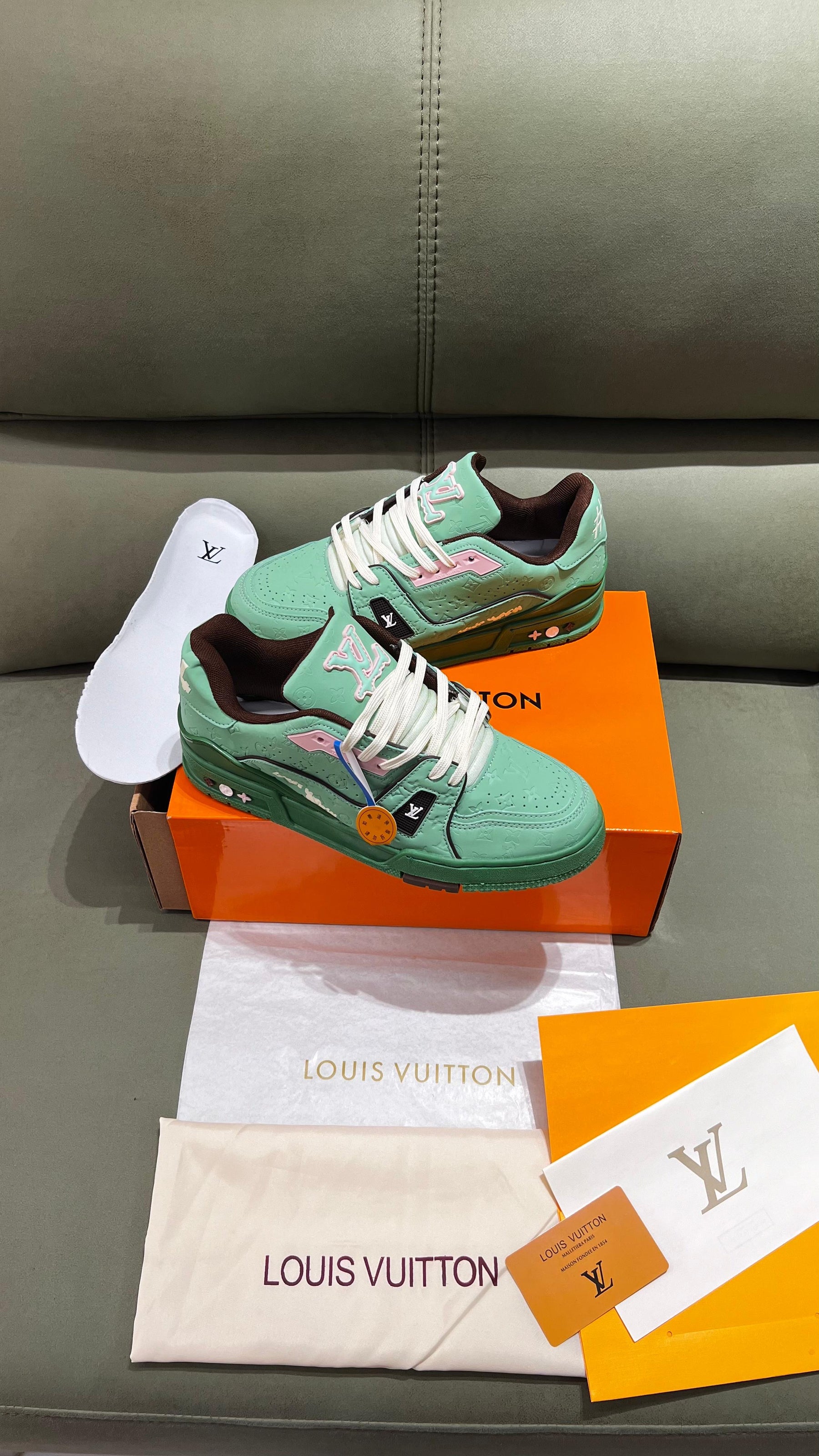 Louis Vuitton x Tyler The Creator 2024 Trainer 'Green'    {UA}