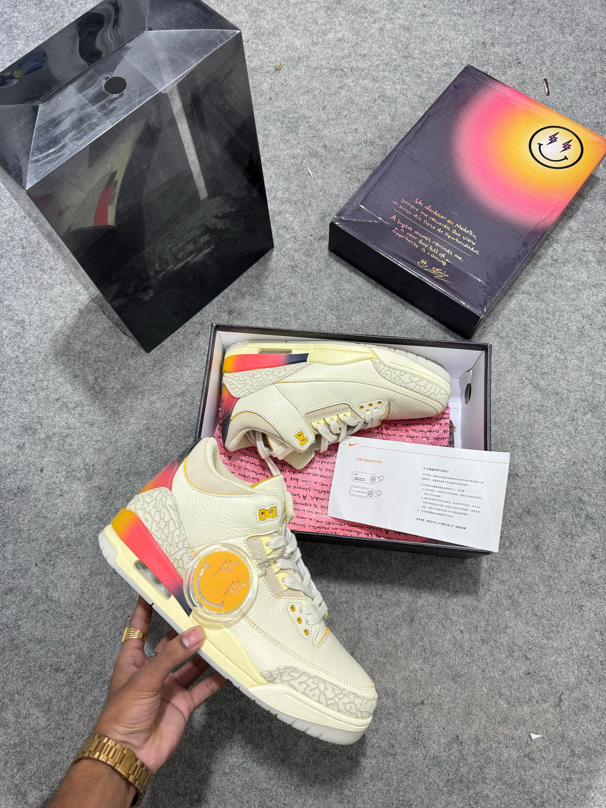 Retro 3 x J Balvin 'Sunset' (UA)