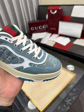 Gucci Re-Web Sneaker Light Blue Denim