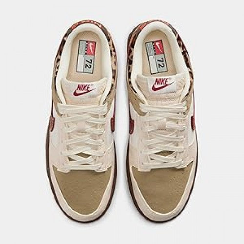 Dunk Low 'Khaki team red leopard'