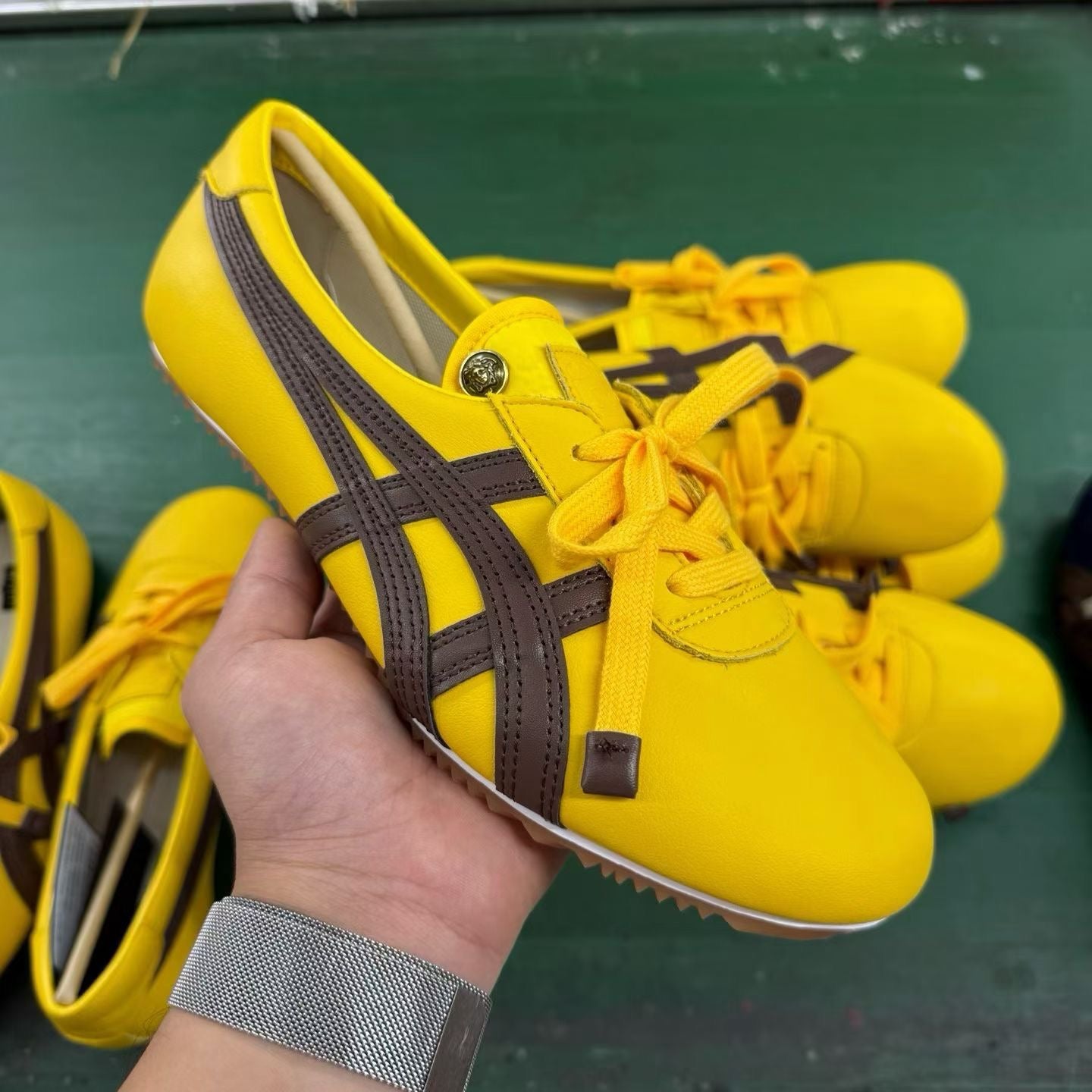Onitsuka Tiger x Versace  Tai Chi Sakura ‘Yellow’