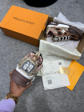 Louis Vuitton Skate Sneaker 'Brown Snakeskin'