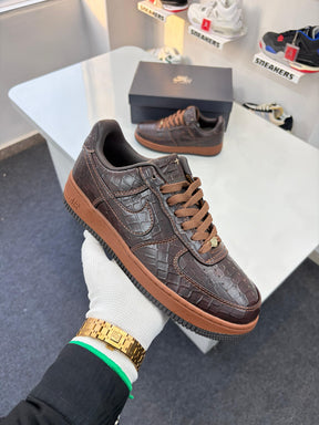 Airforce 1 Fauna Brown Crocodile