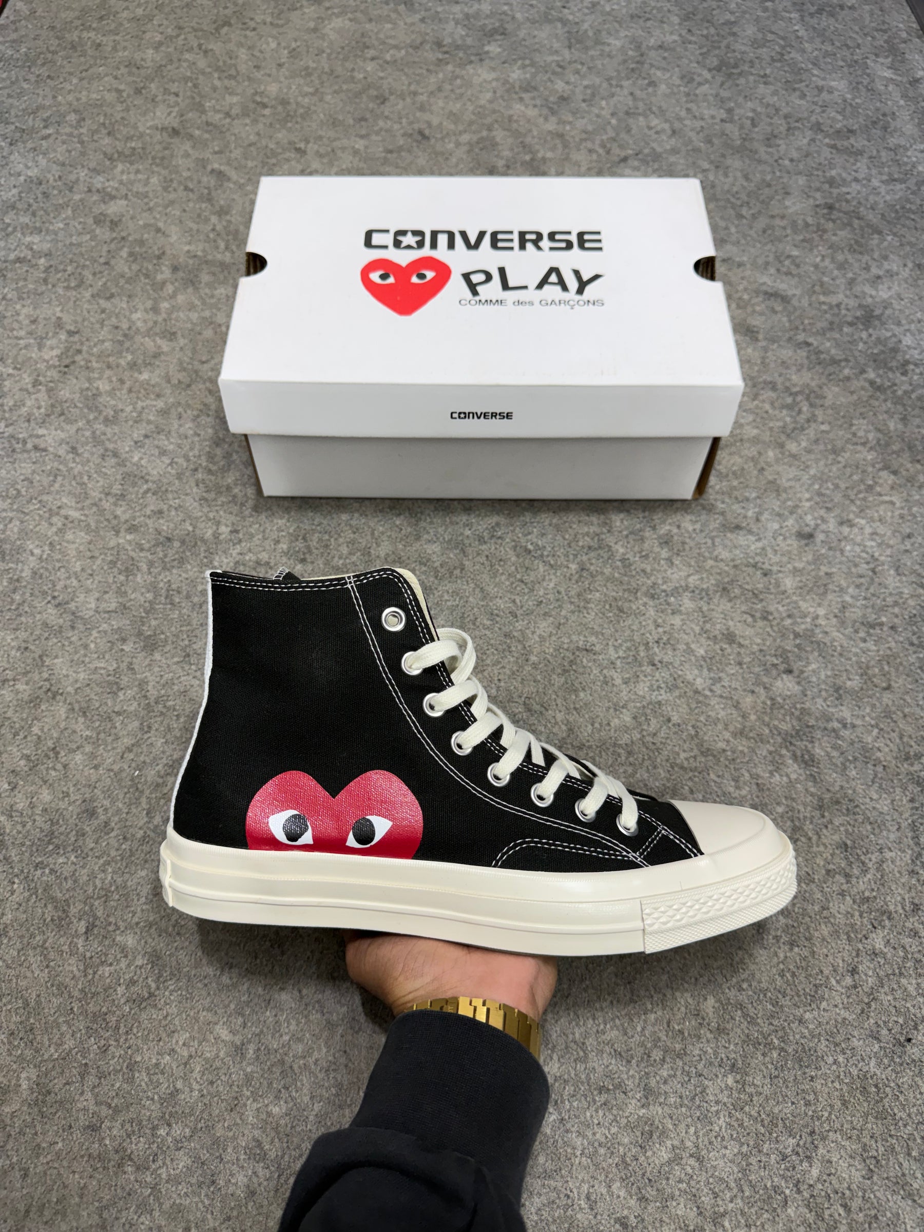Converse X Play Comme Des Garçons Chuck 70 'Black'