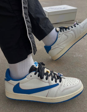 AJ 1 Low X Travis Low Fragment Heat Off