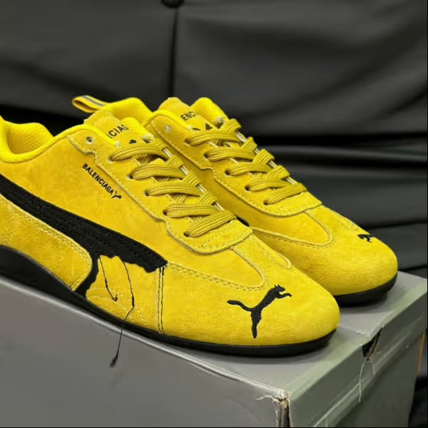 Puma x Balenciaga Speedcat Suede Distressed 'Yellow'