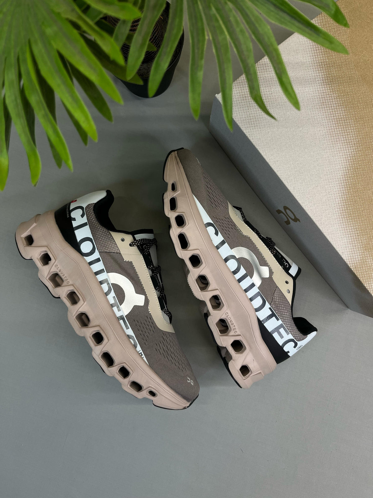 On Running Cloudmonster Cinder Fog Sneakers👟🔥