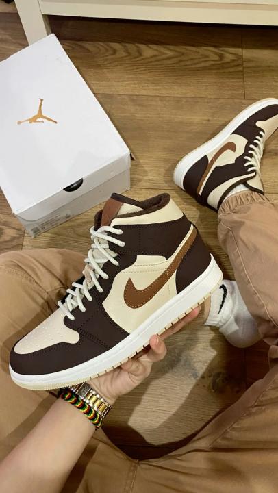 AJ1 Mid SE Brown Basalt Oatmeal