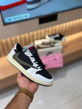 AJ 1 Low X Travis Low Olive