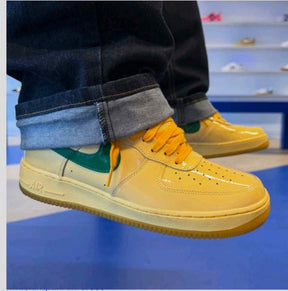 Airforce 1 Patent Topaz GoldPine Green