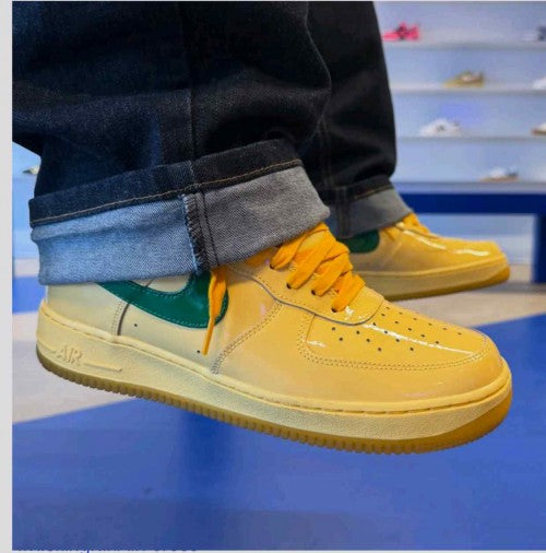 Airforce 1 Patent Topaz GoldPine Green
