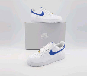 Air Force 1 Low White Royal Blue Swoosh