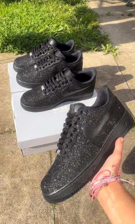 Airforce 1 Black Glitter