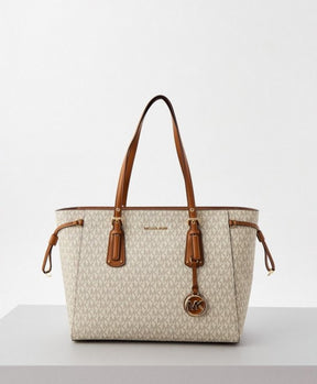 Michael Kors Voyager Beige Brown Tote bag