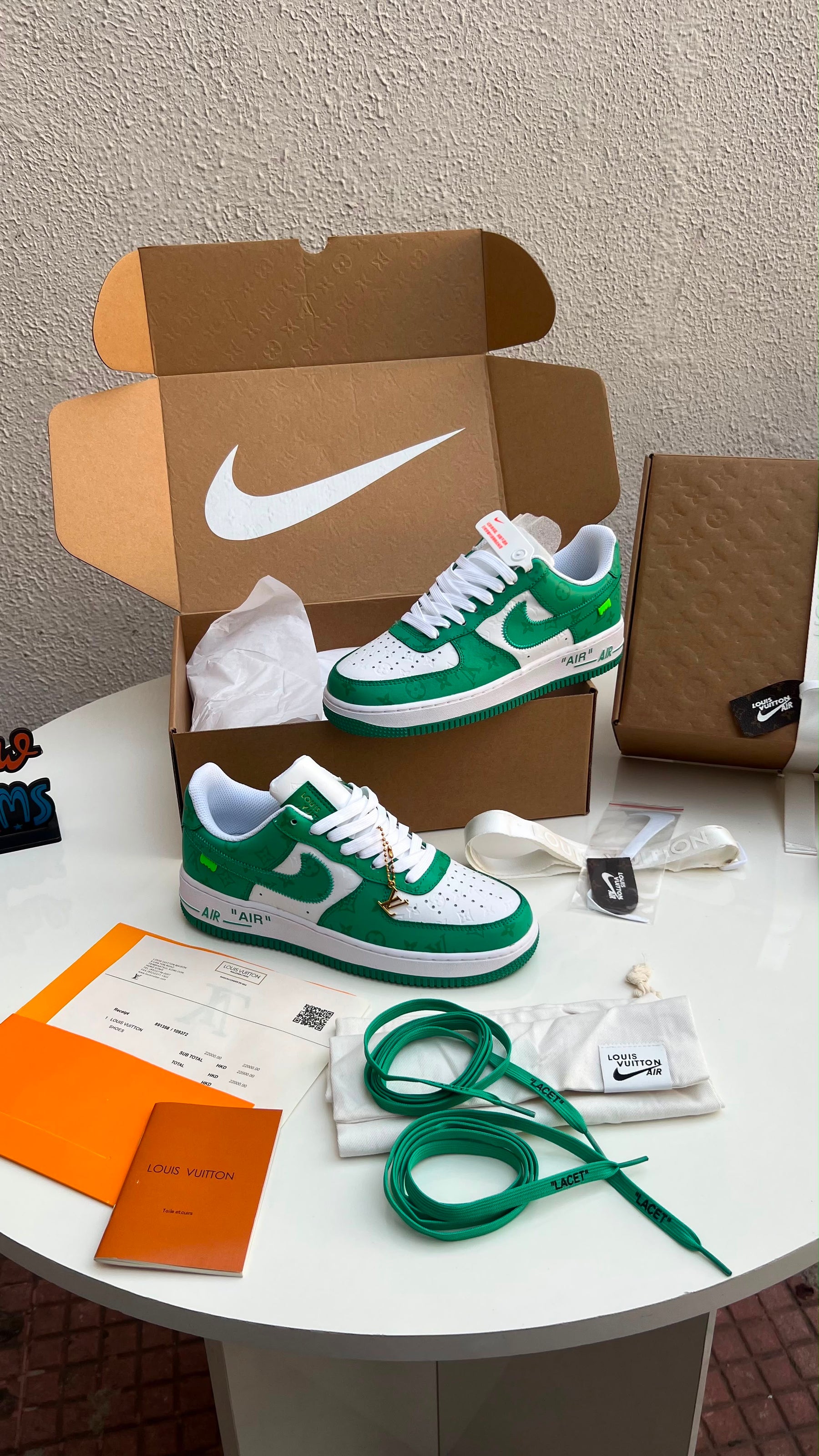 Air Force 1 x Louis Vuitton 'GREEN' (UA)