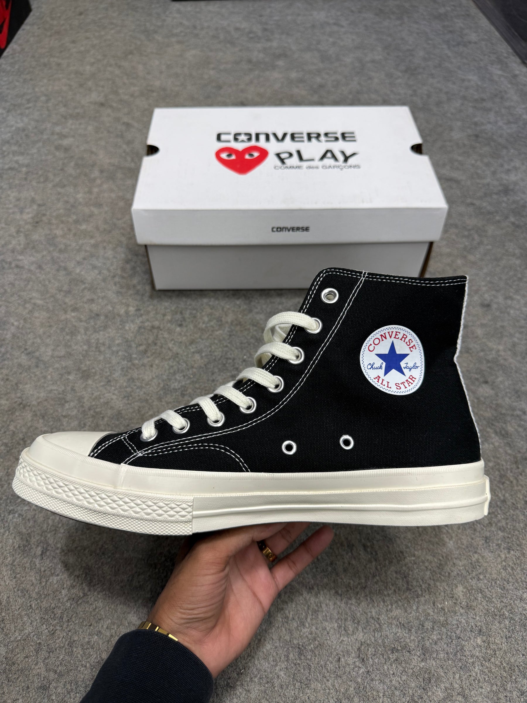 Converse X Play Comme Des Garçons Chuck 70 'Black'