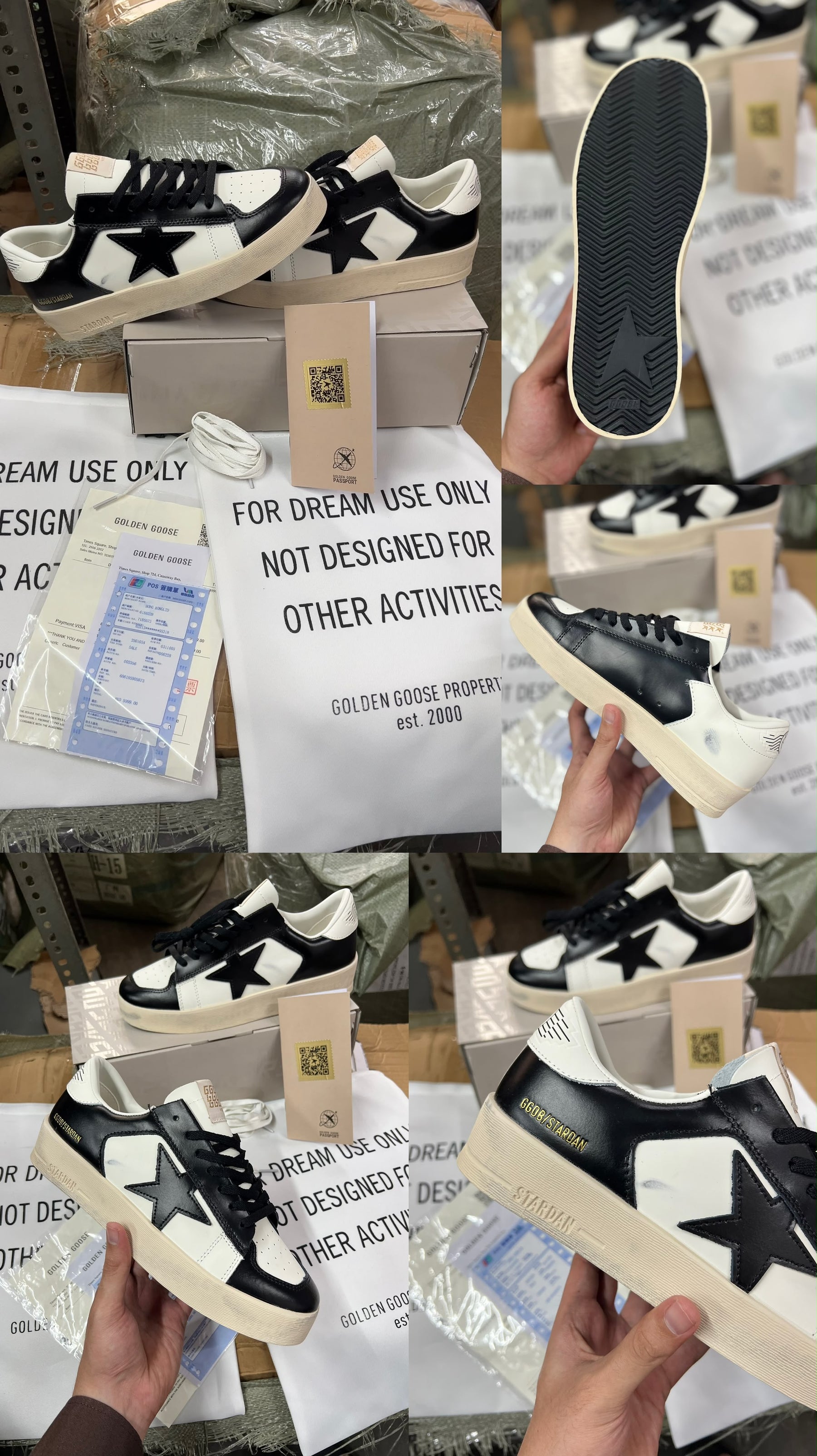 Golden Goose STARDAN Trainer Black