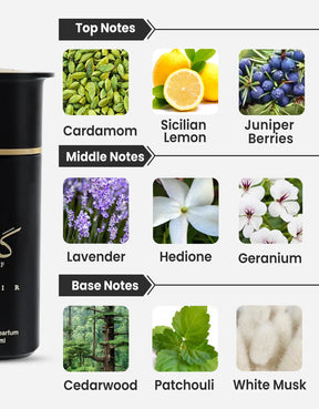 Ahmed Al Maghribi KAAF NOIR Perfume 100ml Extrait De Parfum