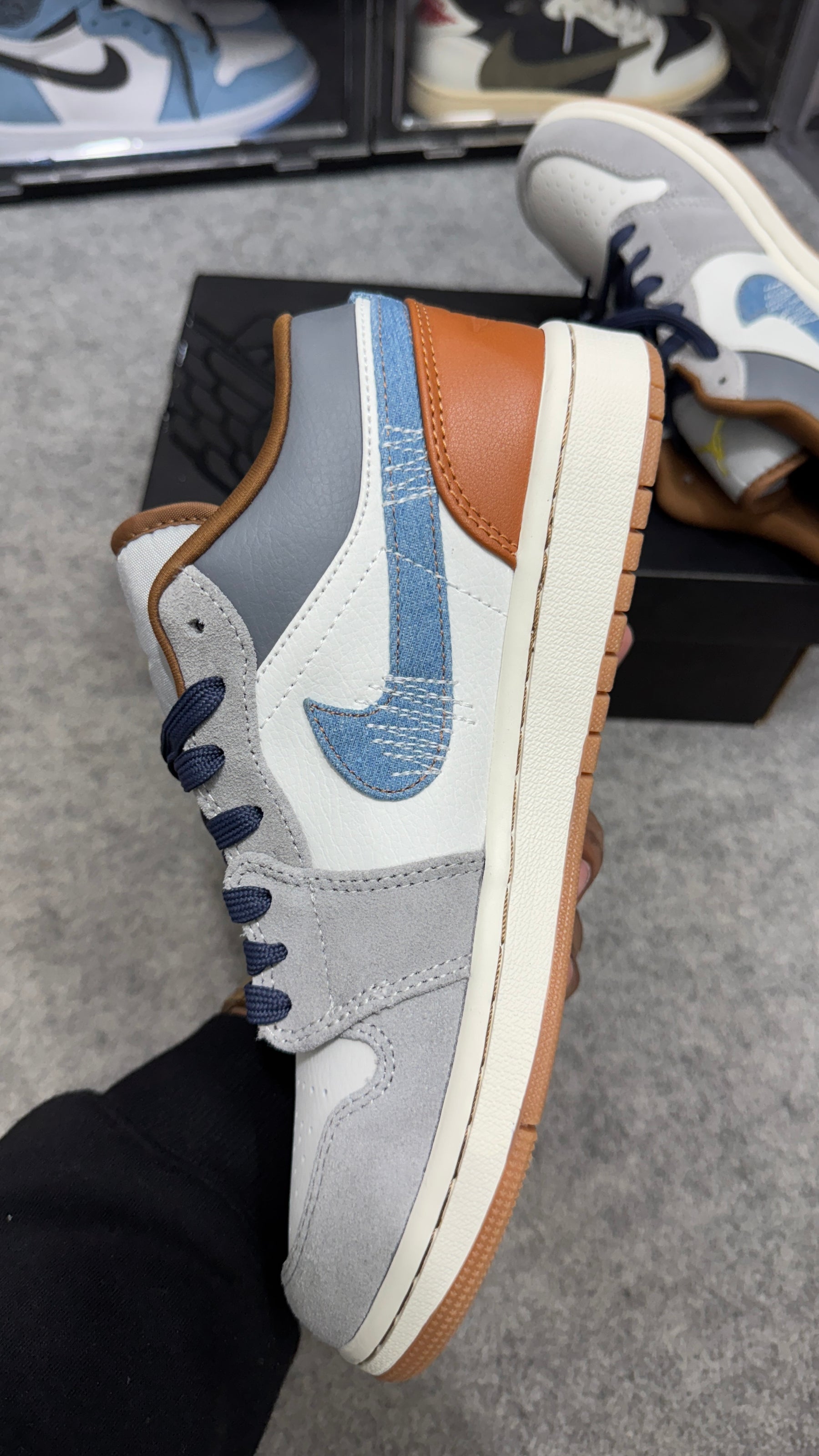 AJ 1 Low SE 'Repaired Denim Swoosh'