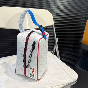 Louis Vuitton X Nba Cloakroom Dopp Kit Monogram Lv With OG Box & Dust Bag White