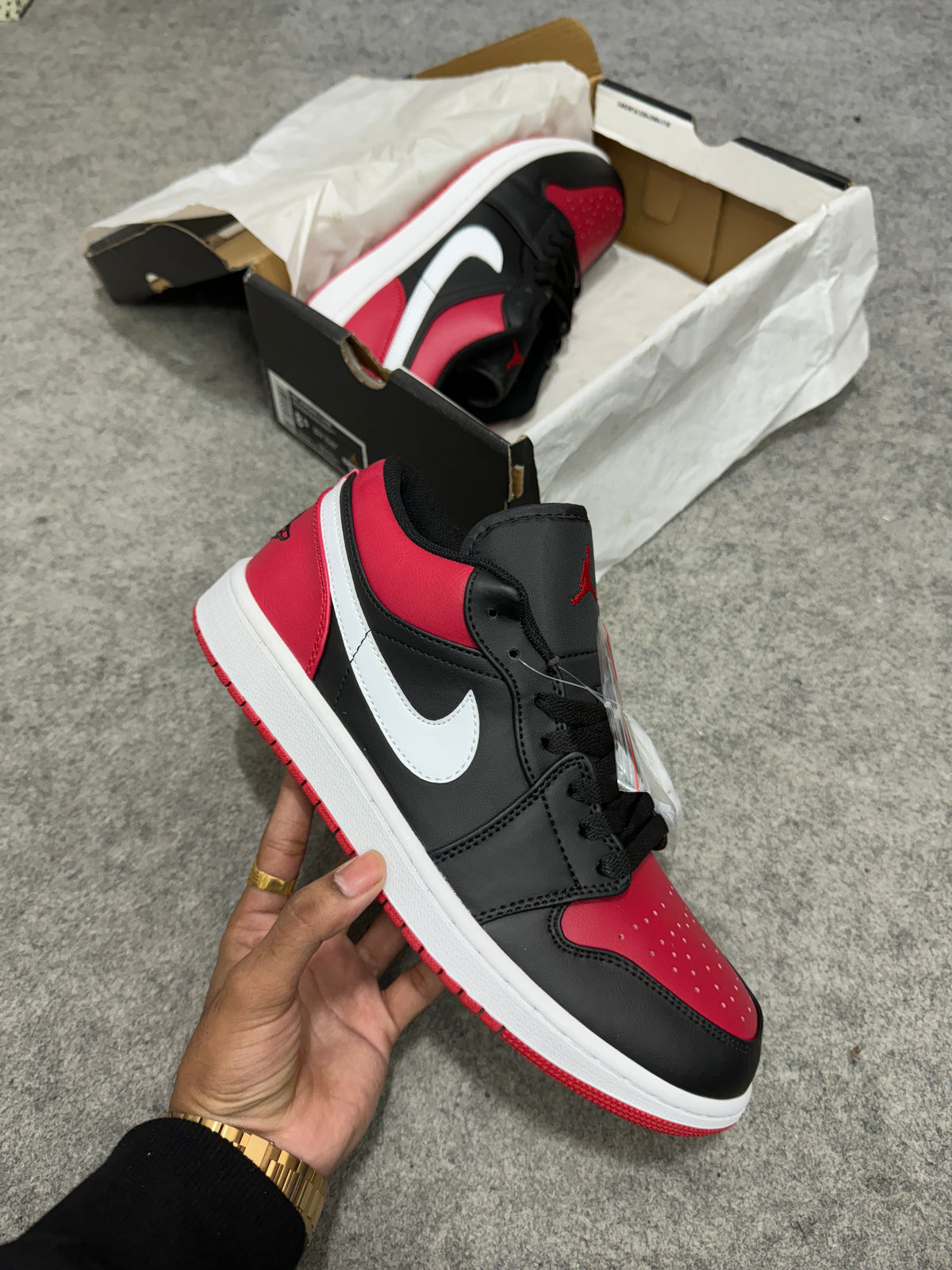 AJ 1 Low 'Alternate Bred Toe'