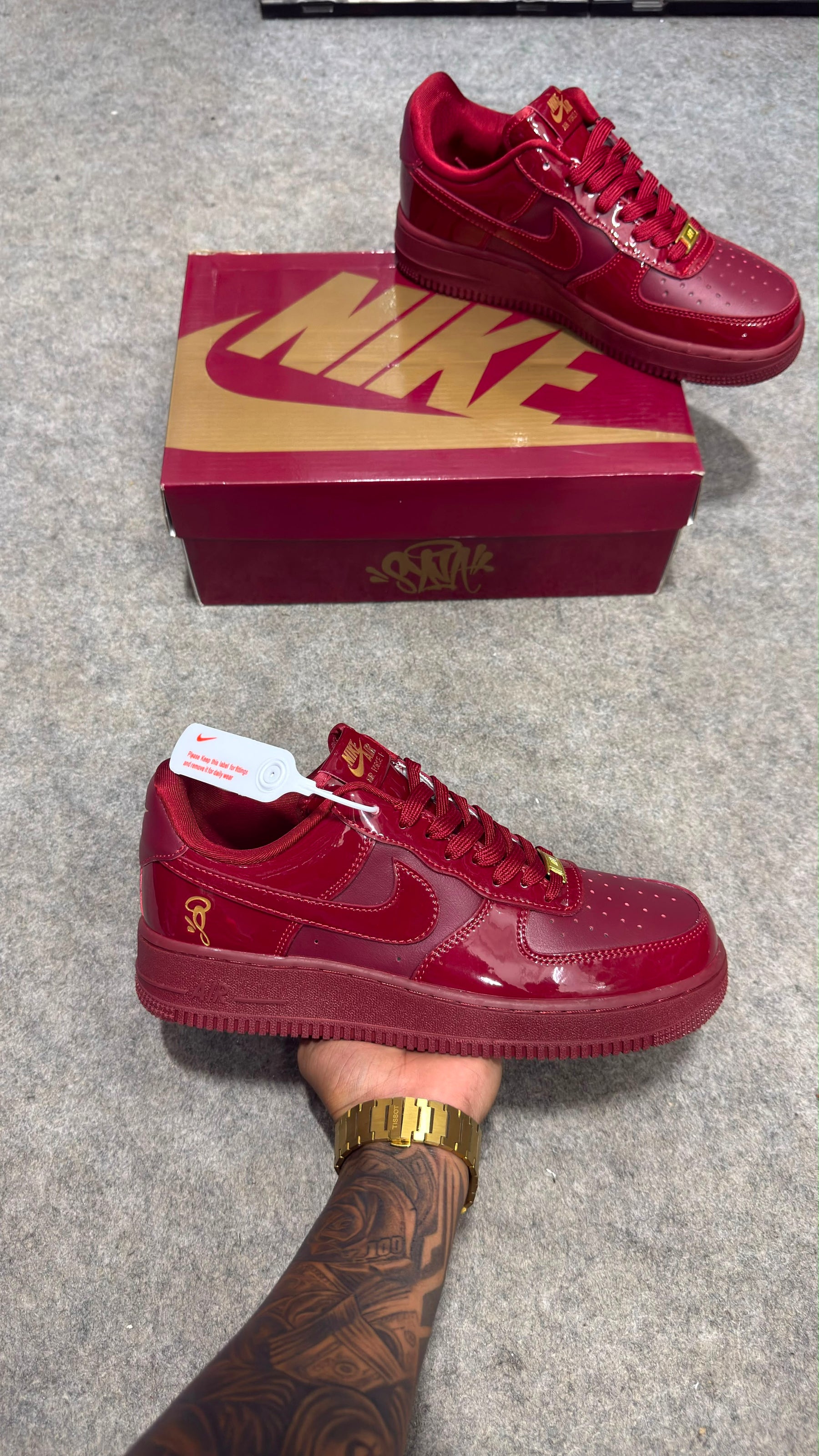 Central Cee x SYNA WORLD x Nike Air Force 1 Low “Dark Beetroot”