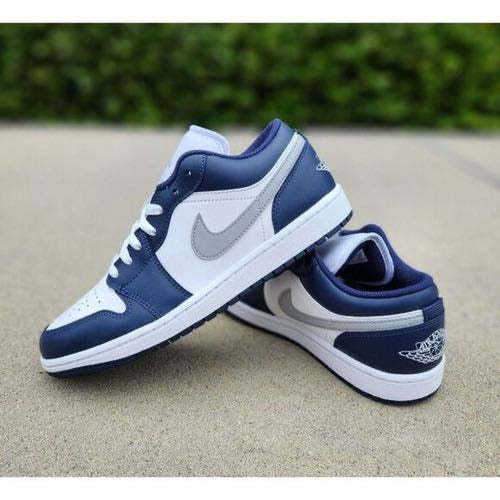 AJ1 Low 'Midnight Navy Wolf Grey'